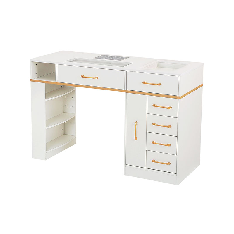 পেরেক প্রযুক্তির জন্য HZ2047B / HZ2047BP ম্যানিকিউর টেবিল নেইল স্টেশন