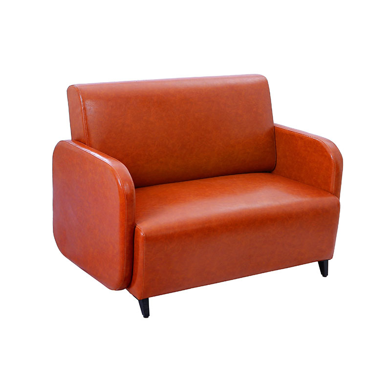 HZ7020 লাল বাদামী সেলুন অপেক্ষা বেঞ্চ