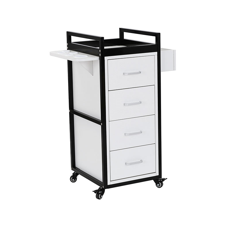 HZ2069BK / HZ2069W কালো এবং সোনার বিউটি সেলুন ট্রলি কার্ট