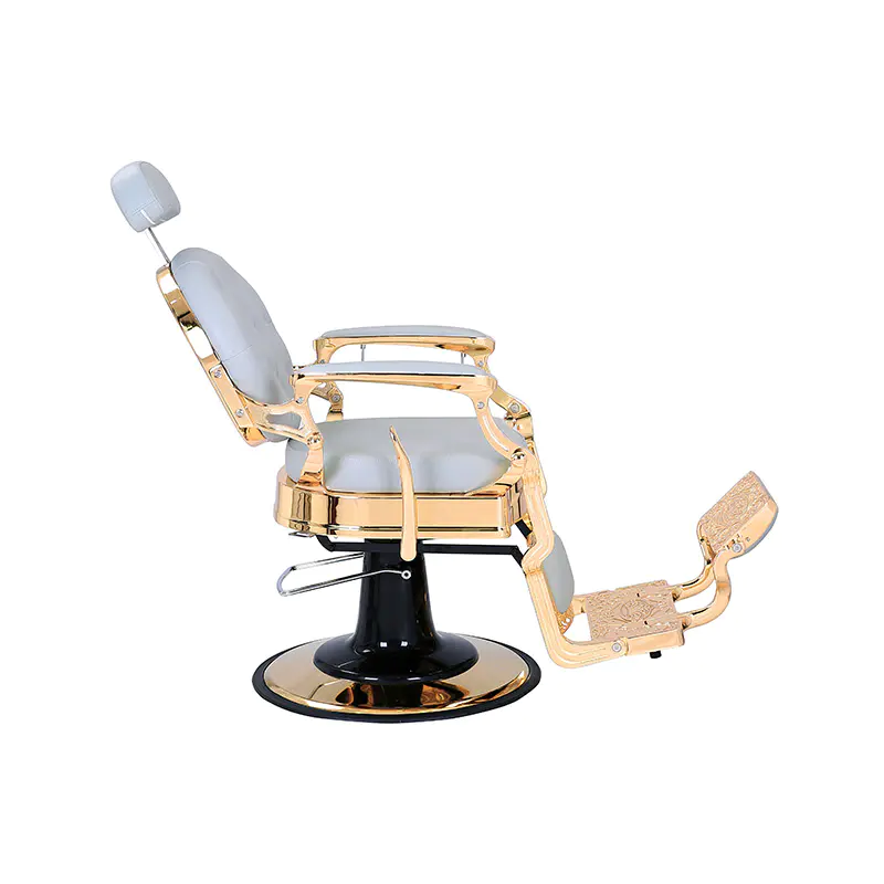 HZ8799B-K / HZ8799B-R / HZ8799G-R / HZ8799H-Z সোনার ফ্রেমে কালো নাপিত চেয়ার