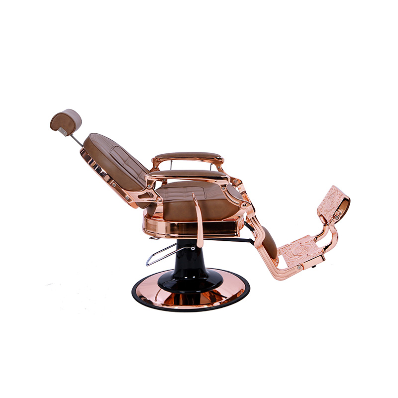 HZ87101BR ব্রাউন চেকার্ড ব্যাকরেস্ট হেয়ার সেলুন বিশেষ চেয়ার