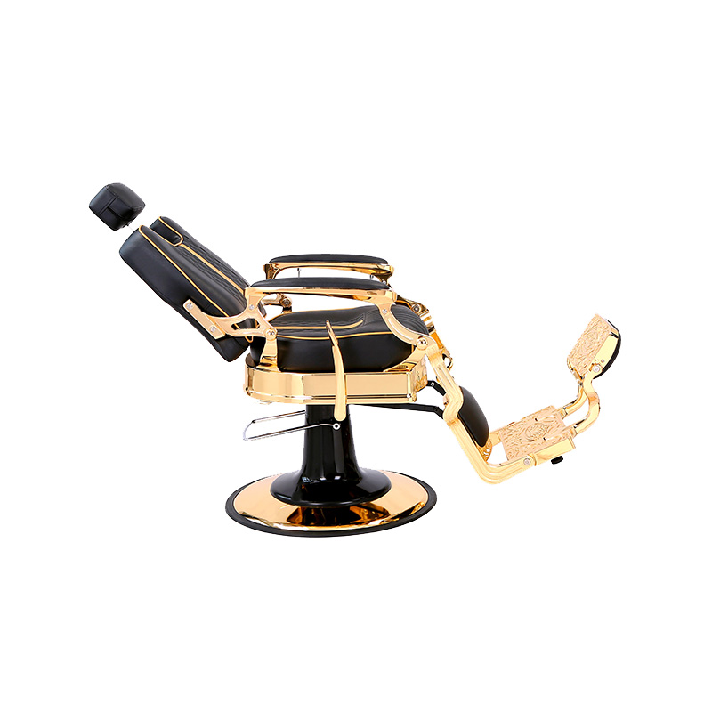 HZ87104 মজবুত ধাতব ফ্রেমের সাথে শিল্প-শৈলী সামঞ্জস্যযোগ্য ভিনটেজ নাপিত চেয়ার