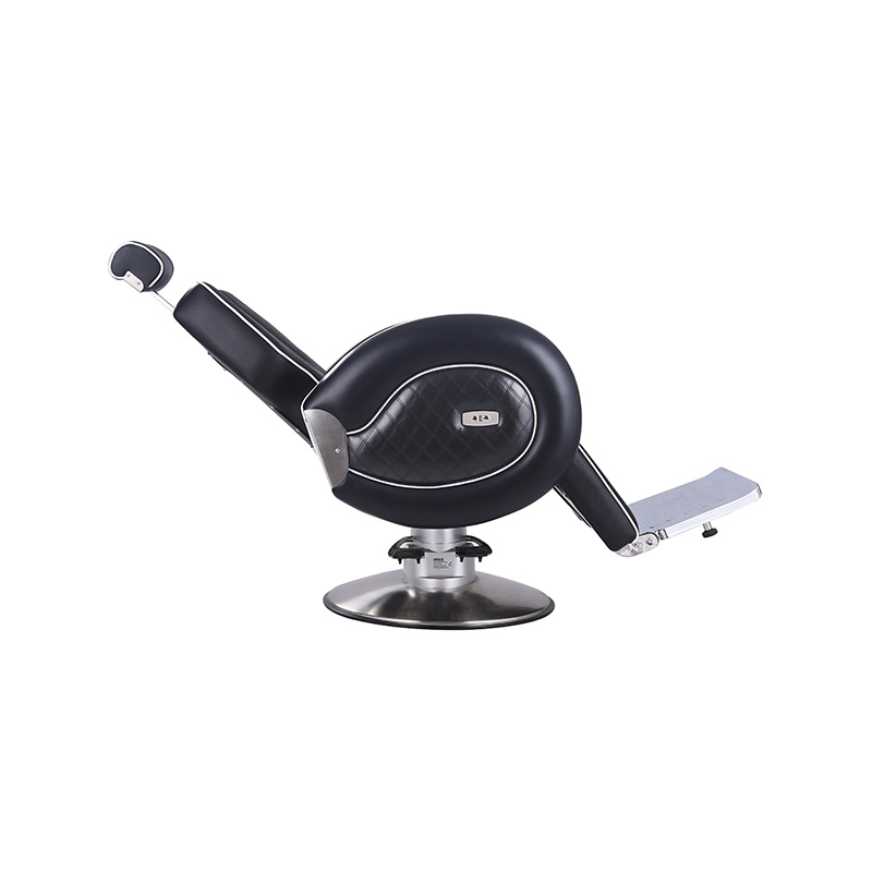 HZ8762 কালো প্রান্ত সাদা ঘূর্ণিত প্রান্ত স্ট্রিপ ভারী-ডিউটি ​​সেলুন নাপিত চেয়ার