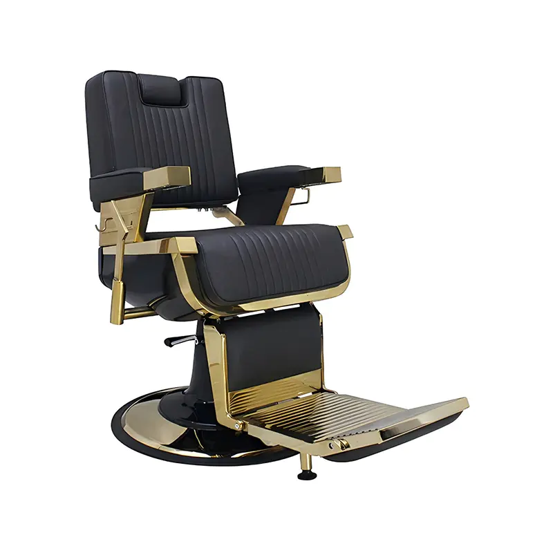 HZ8740GD / HZ8740DZ / HZ8740DB কালো ক্লাসিক রেট্রো লিঙ্কন-স্টাইল নাপিত চেয়ার