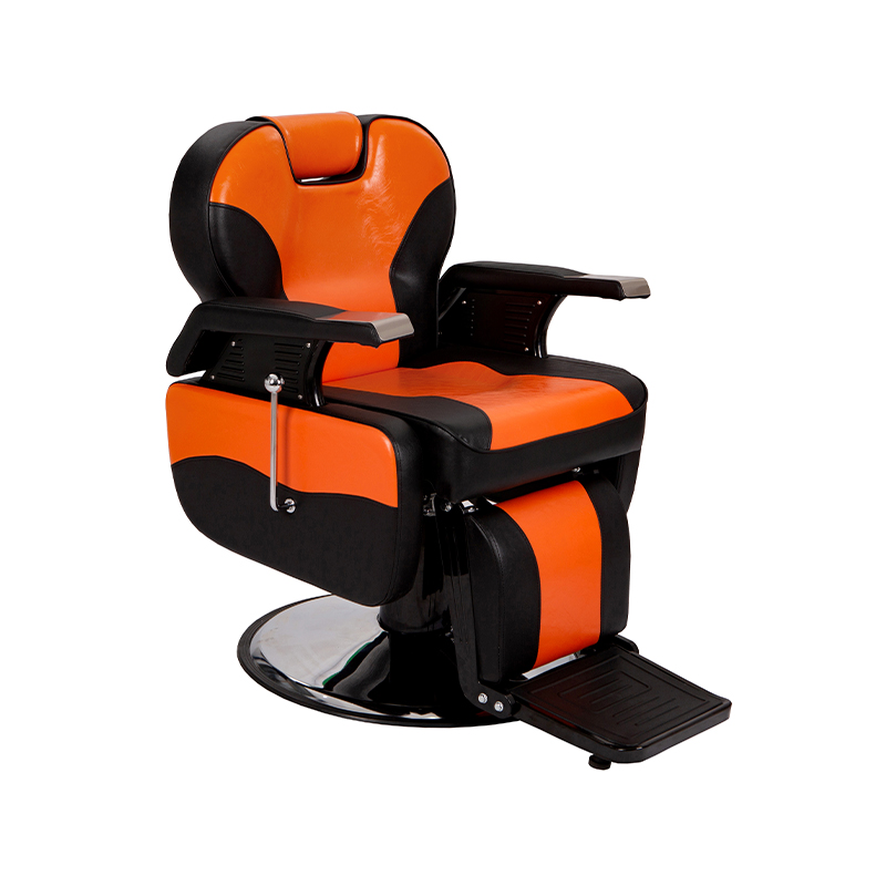 HZ8702D কালো ক্লাসিক নাপিত চেয়ার হেয়ার সেলুন স্টাইলিস্ট চেয়ার reclining