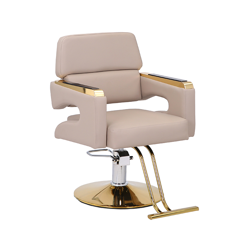 HZ88202/HZ88202BK কালো/ধূসর হাইড্রোলিক স্টাইলিং চুলের চেয়ার