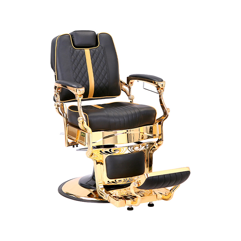 HZ87104 মজবুত ধাতব ফ্রেমের সাথে শিল্প-শৈলী সামঞ্জস্যযোগ্য ভিনটেজ নাপিত চেয়ার