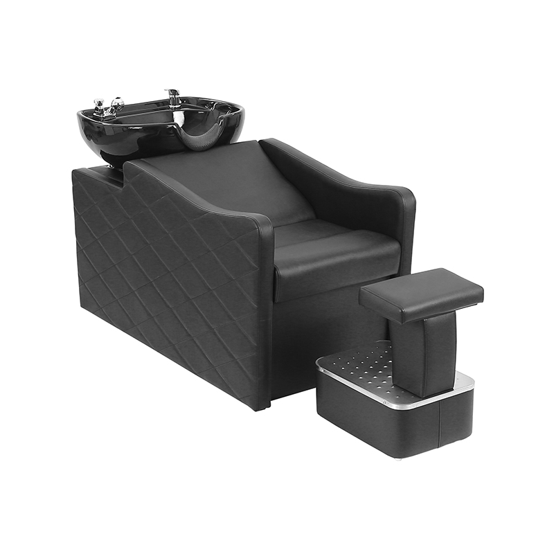 সিরামিক শ্যাম্পু সিঙ্ক সহ HZ9075 চুল ধোয়ার স্টেশন