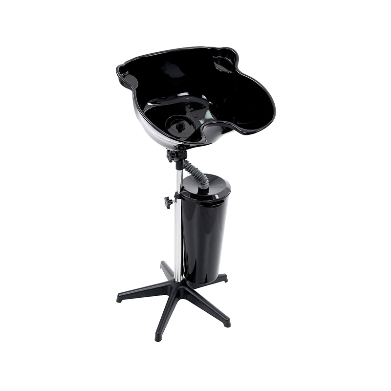 HZ9082B স্ট্যান্ডিং শ্যাম্পু বেসিন 5-ক্লো স্ট্যান্ড সহ সেট